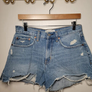 Abercrombie & Fitch The Boyfriend Short Mid Rise Curve Love | Size 28/6